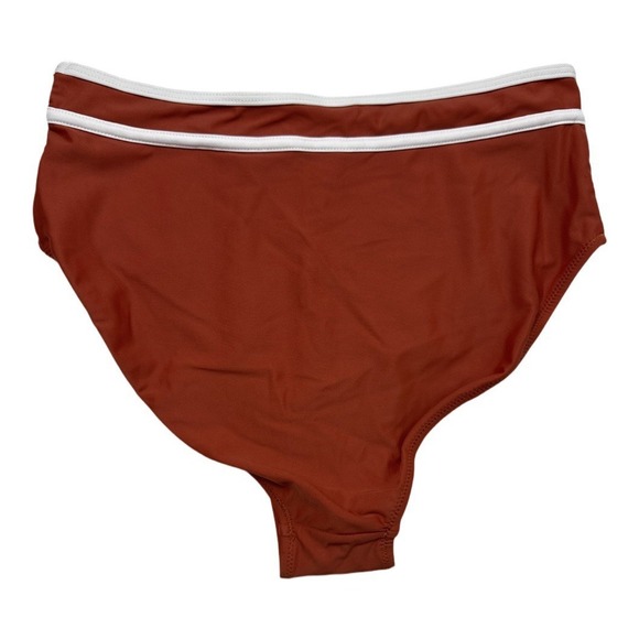 Blooming Jelly Women's High Waist Bikini Sets Sporty Color Block Two Piece Set M - Picture 6 of 9